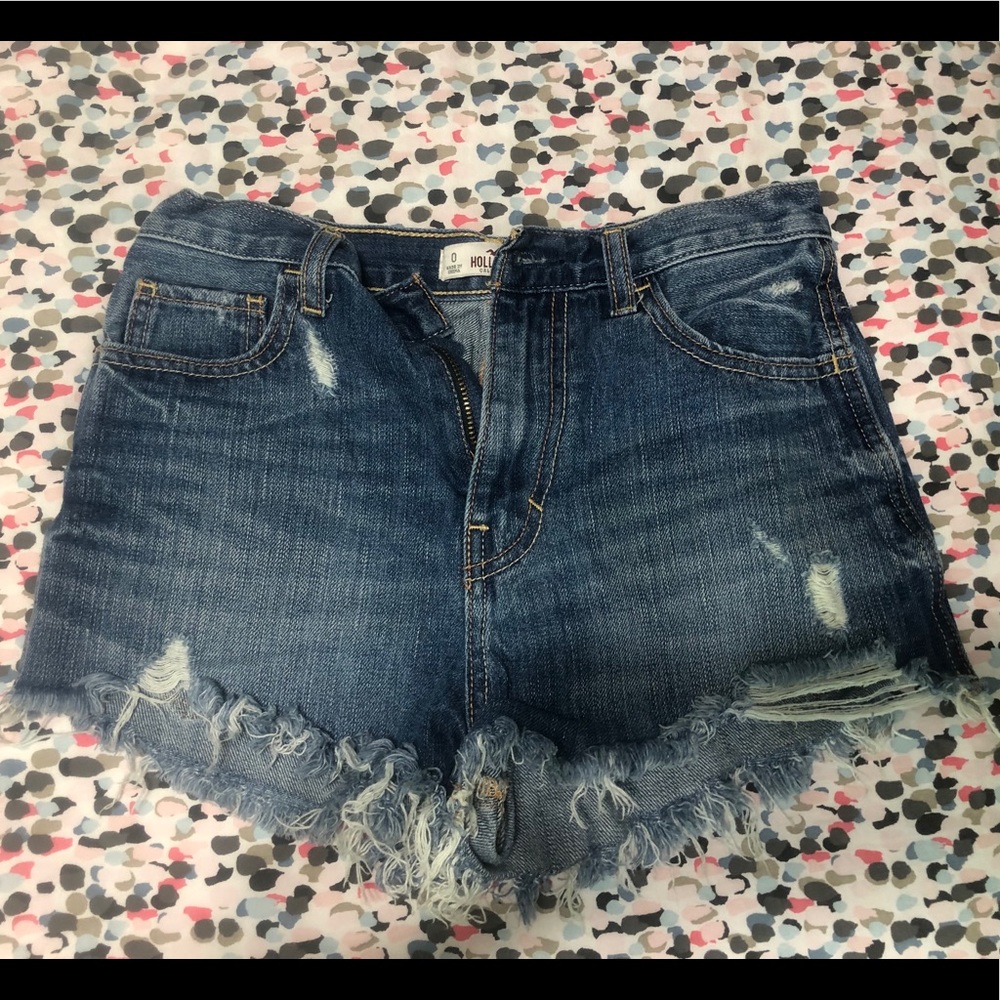 Hollister High Waisted Jean Shorts